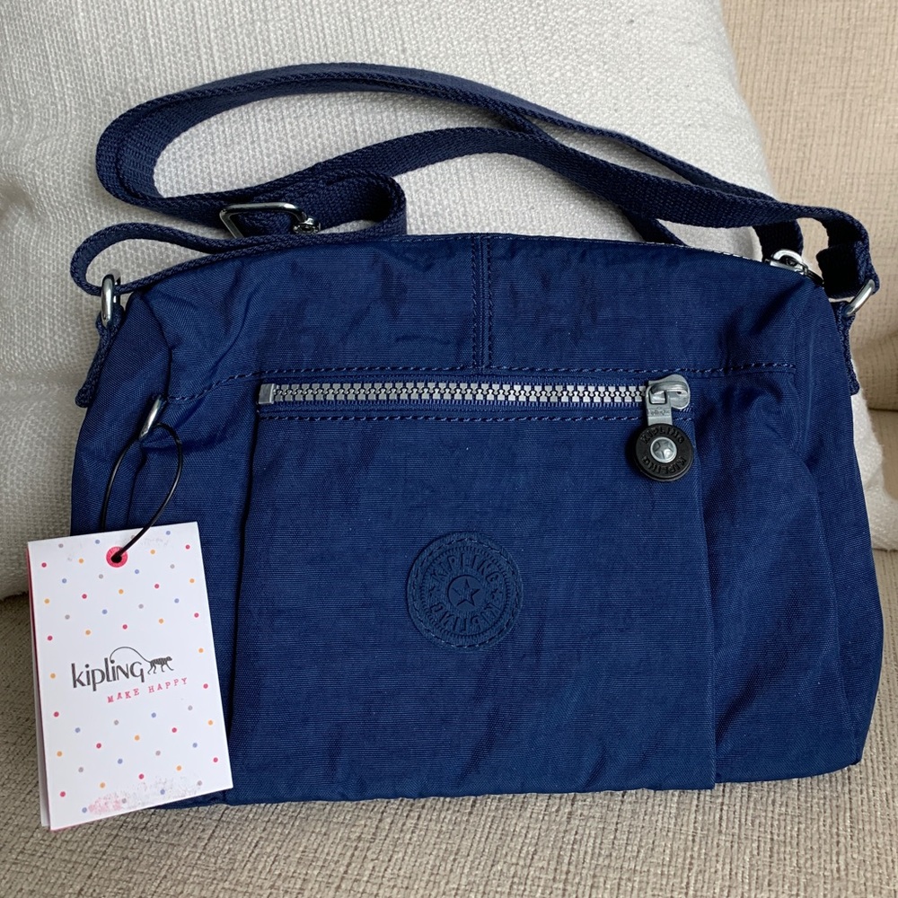 Kipling crossbody navy blue bag